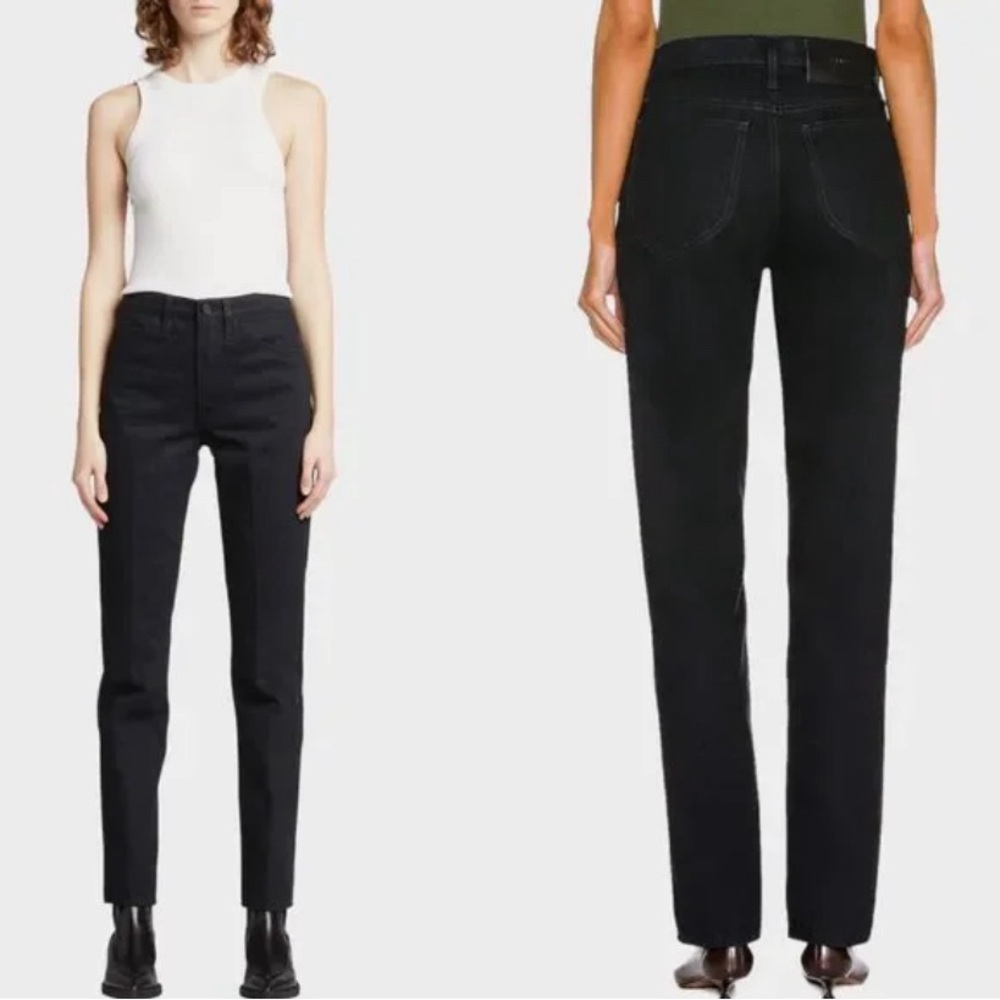 Frame Denim Women's High Rise Black Jeans